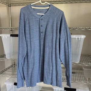 L.L. Bean Casual Blue Button Down Shirt